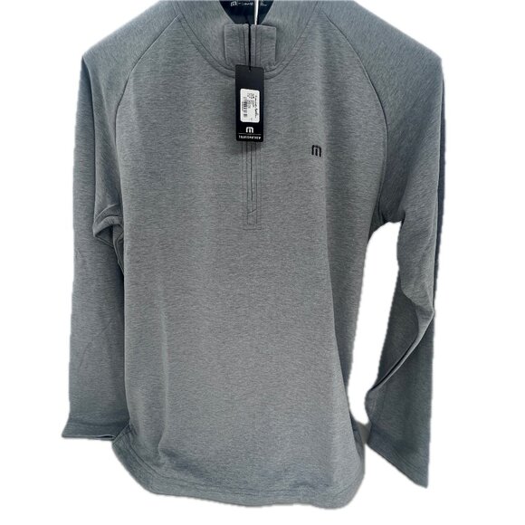 NWT - Travis Mathew Upgraded Quarter Zip - Heather Grey - various sizes - Picture 1 of 3